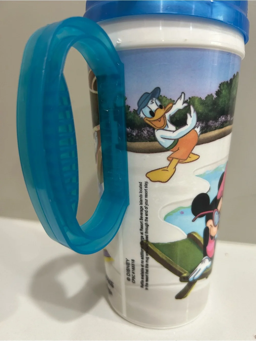 Disney Parks Rapid Fill Resort Pool Mug Mickey Minnie Donald Goofy NEW